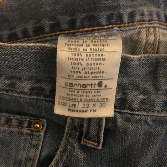 Carhart relaxed fit 33x30 jeans - Picture 3 of 6